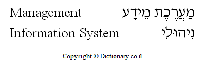 Management Information System