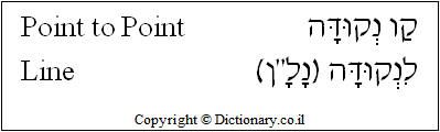 Point to Point Line