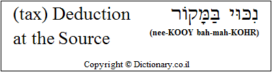Deduction at Source