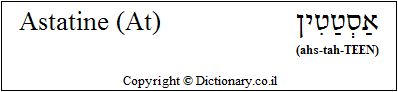 Astatine (At)