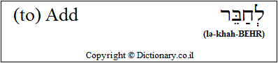 Add