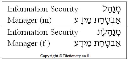 Information Security Manager